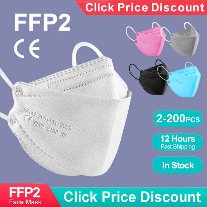 Disposable Surgical Mask - 성인용 물고기 모양 인증 KN95 FFP2