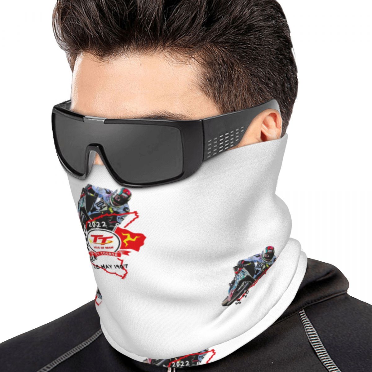 Neck Gaiter Face Cover - Isle Of Man TT Races 다기능