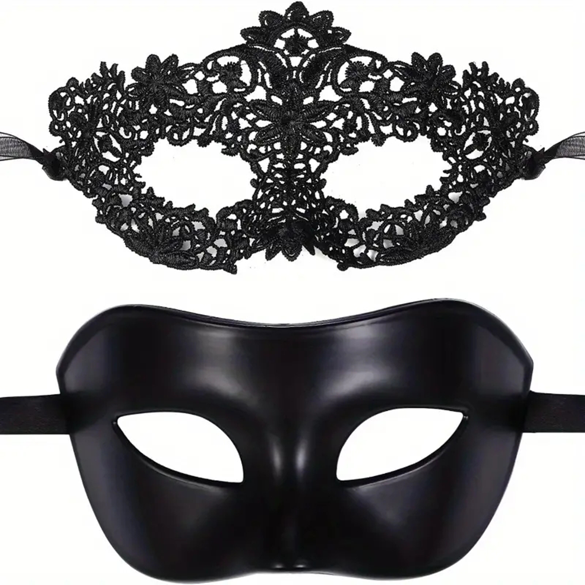 2pcs 핫 뉴 섹시 블랙 레이스 마스크 남성 여성 커 - Black Face Mask Pack 리뷰 및 가격