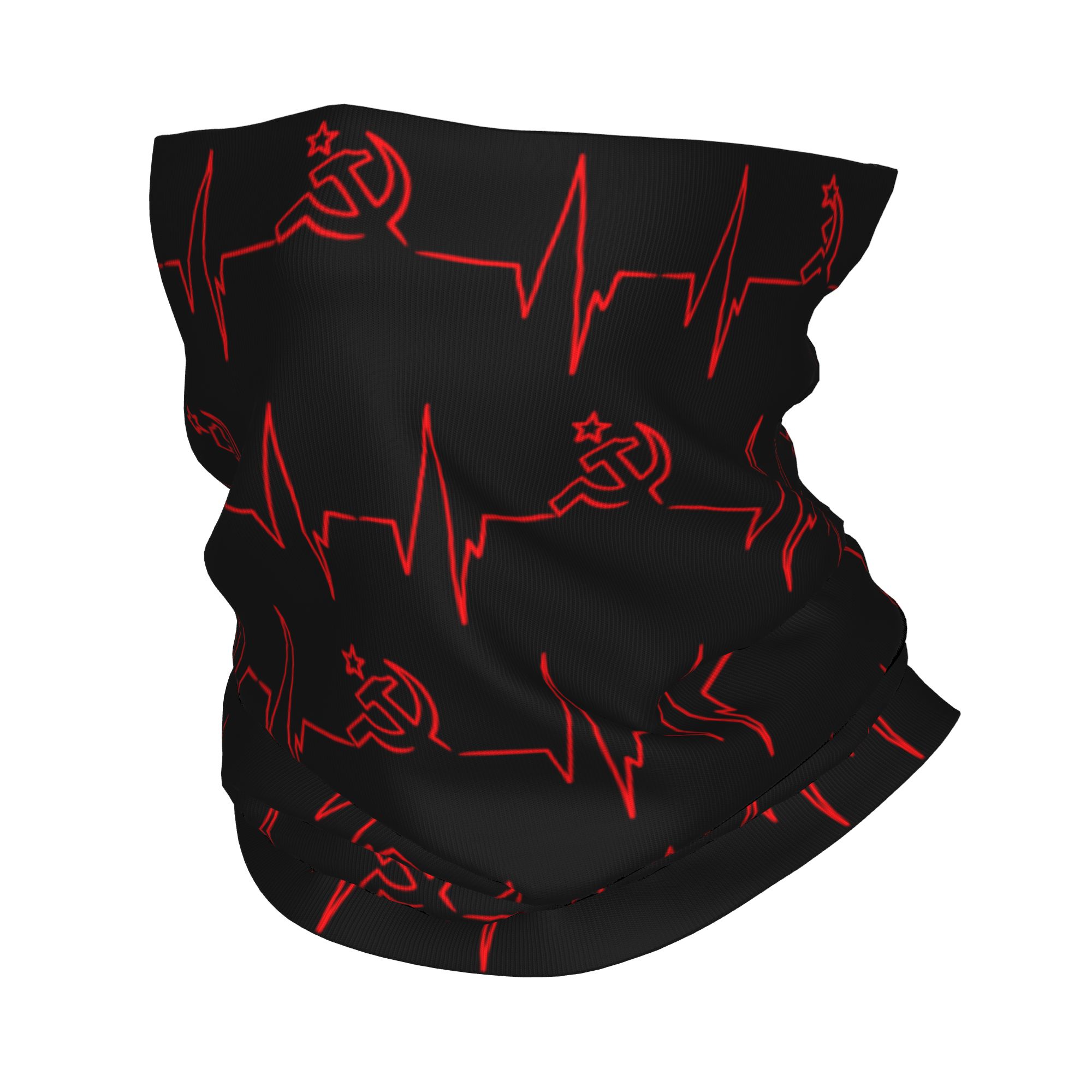 커스텀 하트비트 러시아 국기 러시아 소련 밴다나 넥 게 - Neck Gaiter Face Cover 리뷰 및 가격