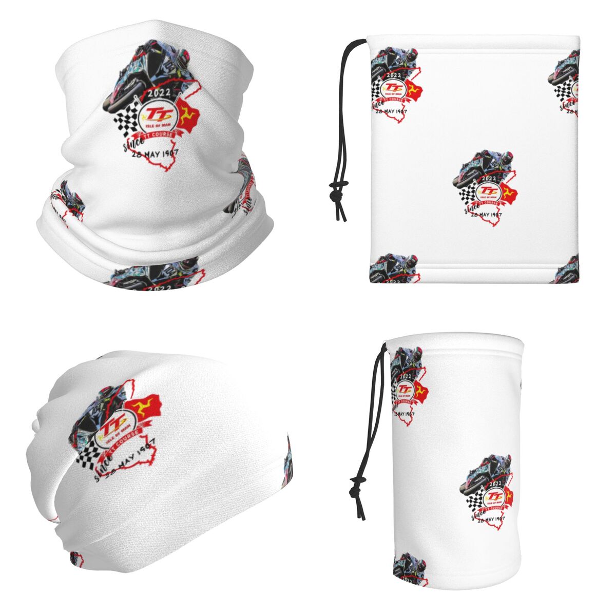 Isle Of Man TT Races 다기능 탄성 넥  - Neck Gaiter Face Cover 리뷰 및 가격